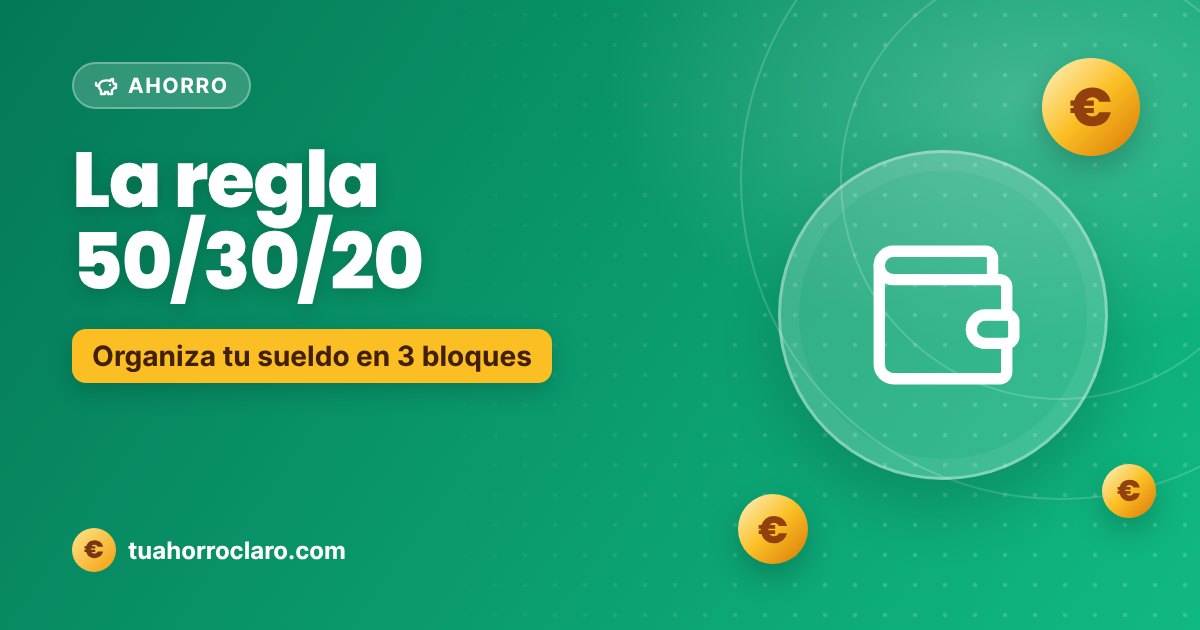 La regla 50/30/20